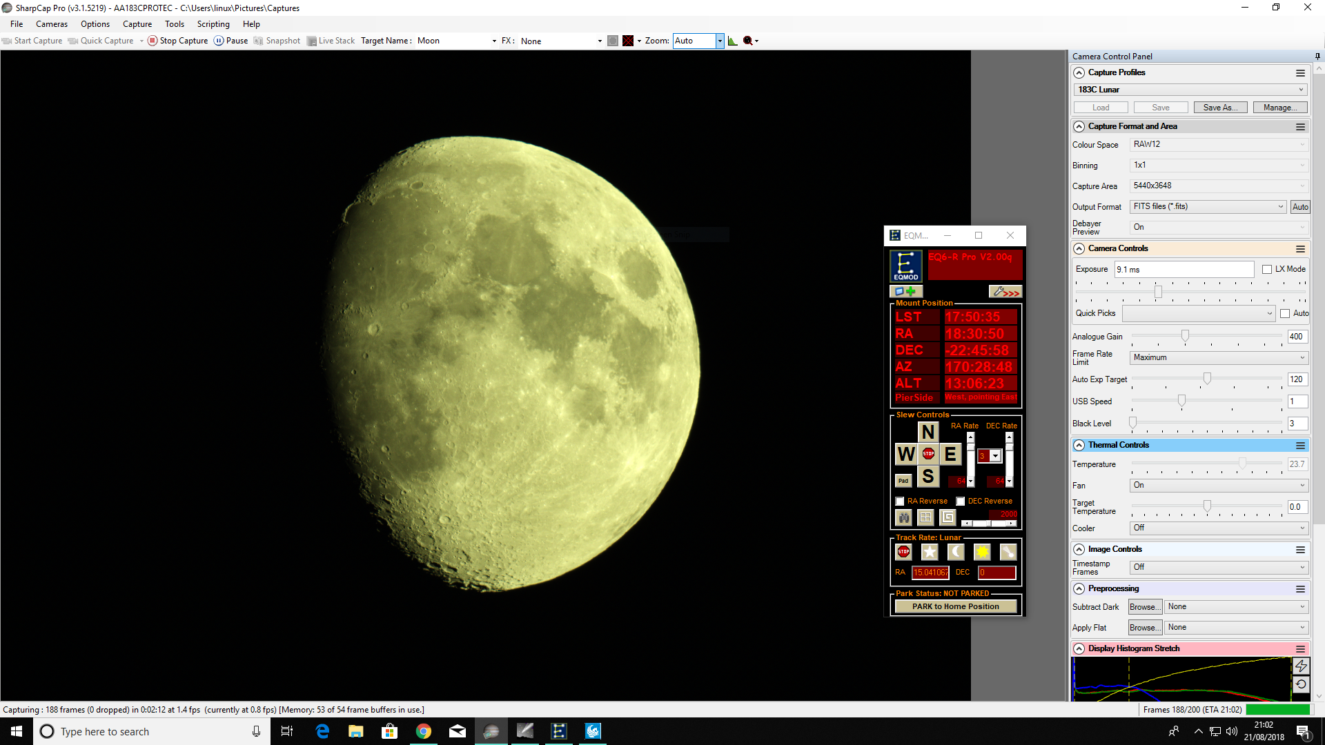 Imaging the Moon Part 1: The basic capture – The Amateur ...